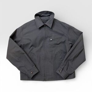 Charcoal Zip Jacket Men's Minimalist Utility Style